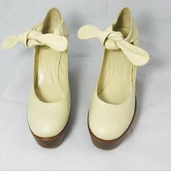 Chloe wood wedge shoes - Picture 2 of 3